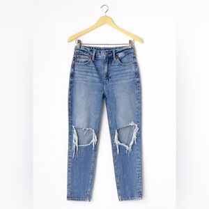 American Eagle Mom Jeans Women’s Size 6 Regular Strigid Light Wash